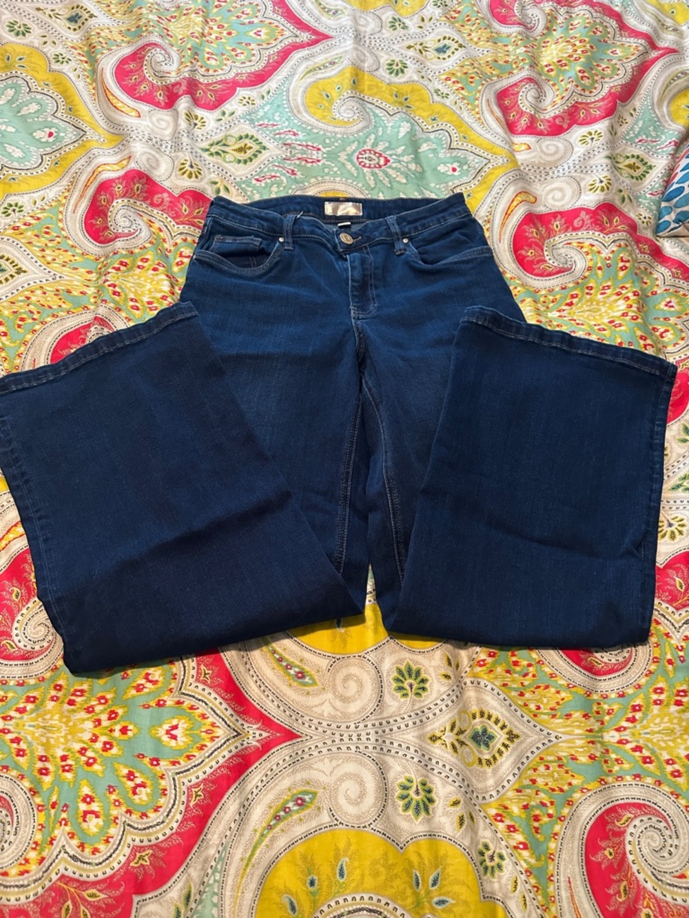 Kut from the Kloth Dark Blue Wide-Leg Jeans